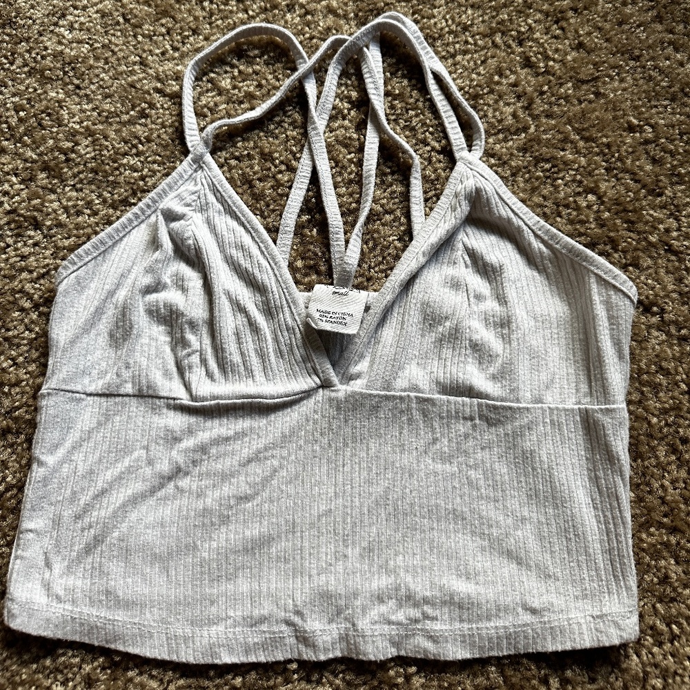 Tilly’s Destined brand white crop top size S
